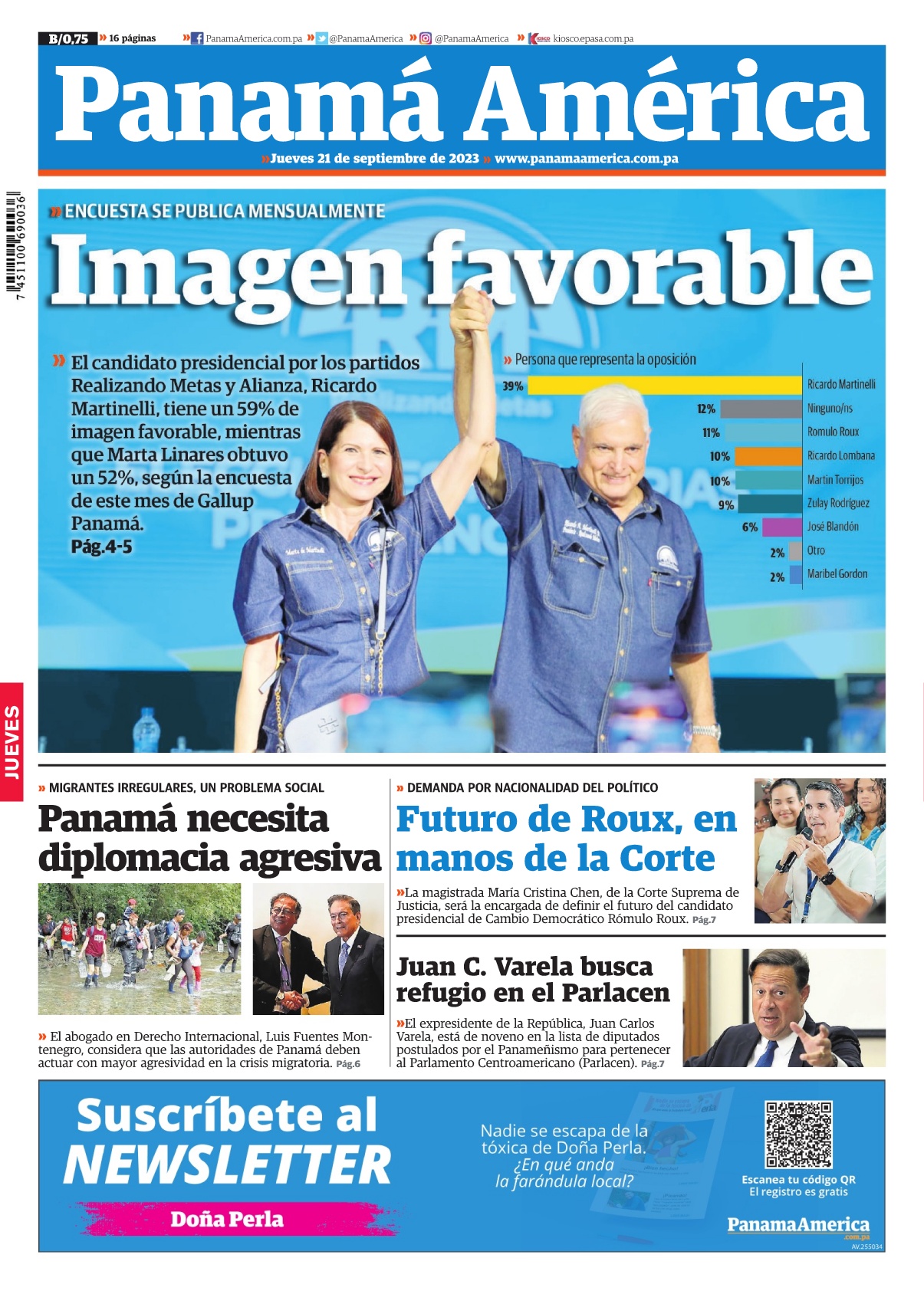 Portada Panamá América