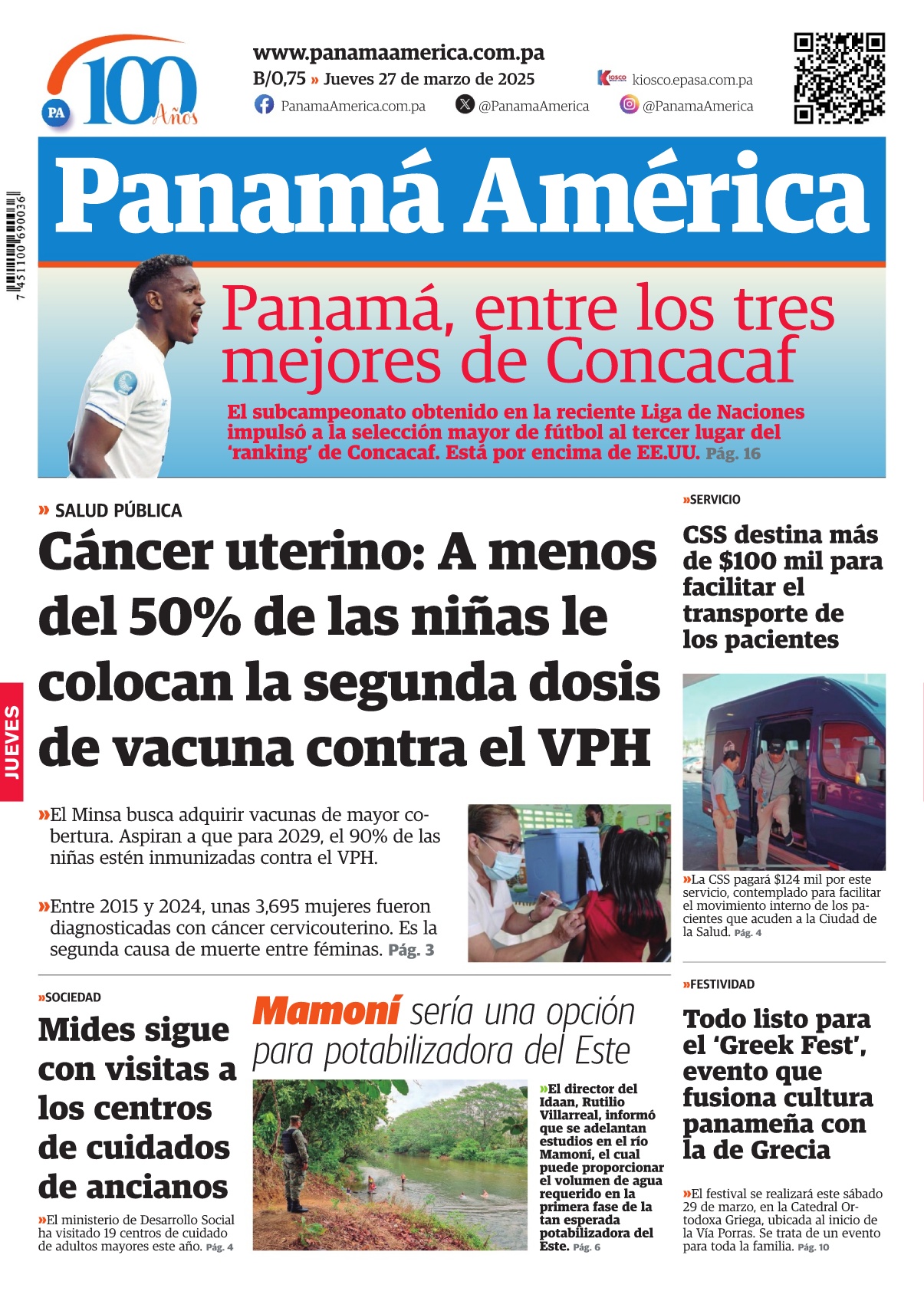 Portada del día