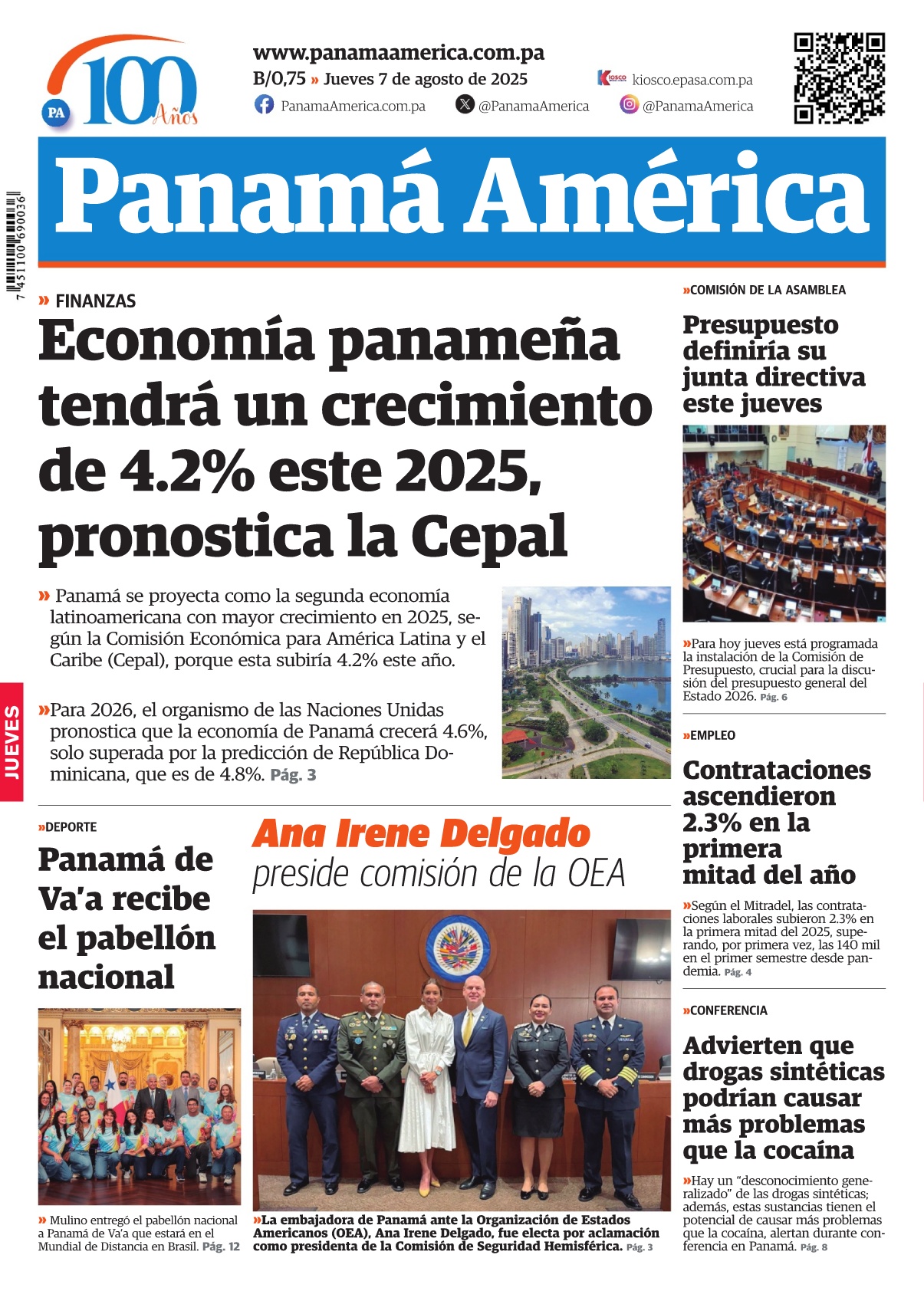 Portada Panamá América