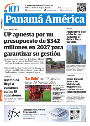Portada Panamá América