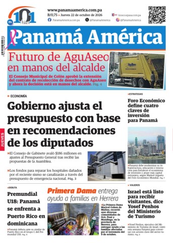 Portada del día - Panamá América