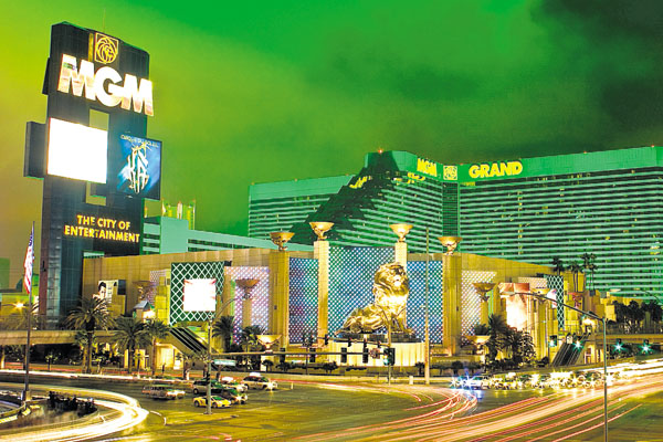 3.  El hotel más grande es el MGM Grand en Las Vegas.