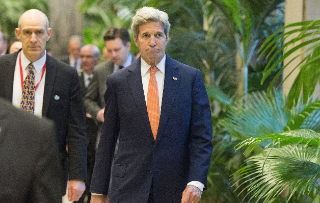 John Kerry se reunió con los negociadores del proceso de paz de Colombia. / Foto EFE