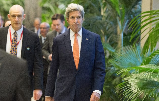 John Kerry se reunió  con los negociadores del proceso de paz de Colombia. / Foto EFE