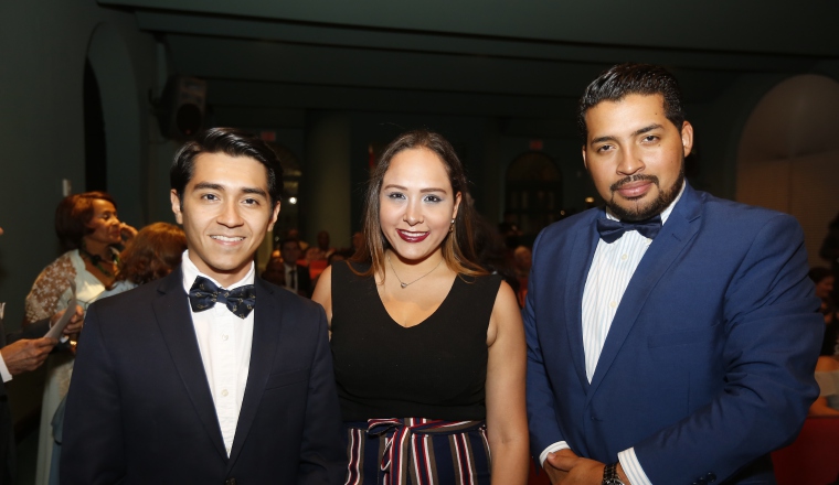 3. Freddy Pitti, Katherine Lugo y Carlos López.