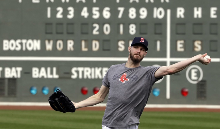 Chris Sale, de los Medias Rojas de Boston /Foto AP