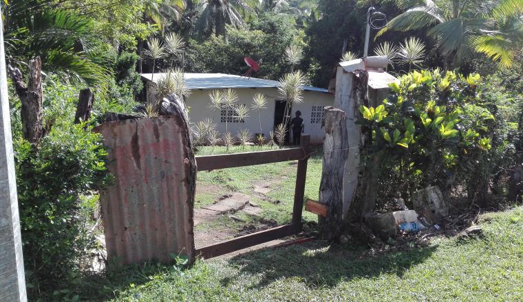 Residencia donde reside el infante, ubicada a pocos metros de la Interamericana. /Foto Eric Montenegro