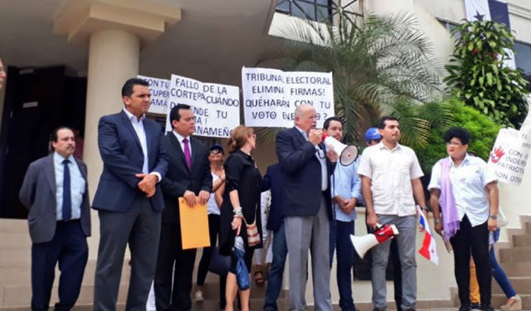 Anunciaron que seguirán con las protestas ante la Corte Suprema de Justicia y el Tribunal Electoral. /Foto Archivo