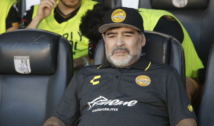 Maradona dirige a Dorados de Sinaloa. /Foto EFE