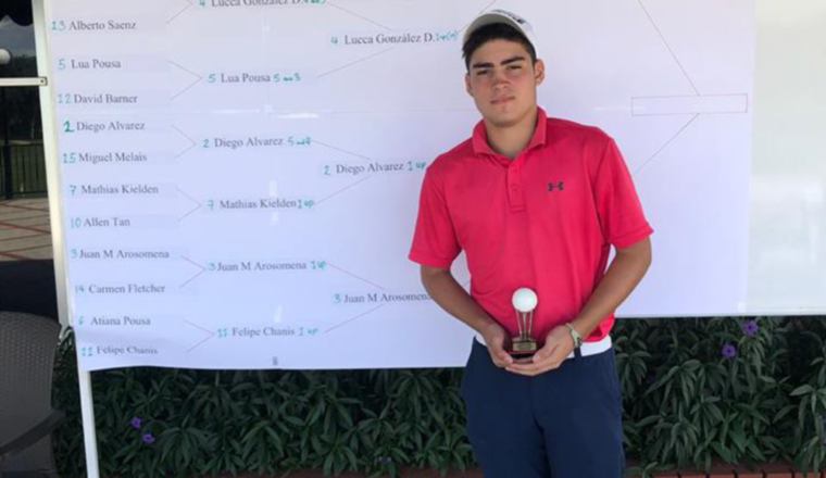 4.  Lucca González Dormoi fue uno de los cuatro mejores del Match Play.