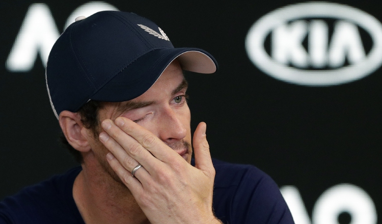 Murray no contuvo su lamento.