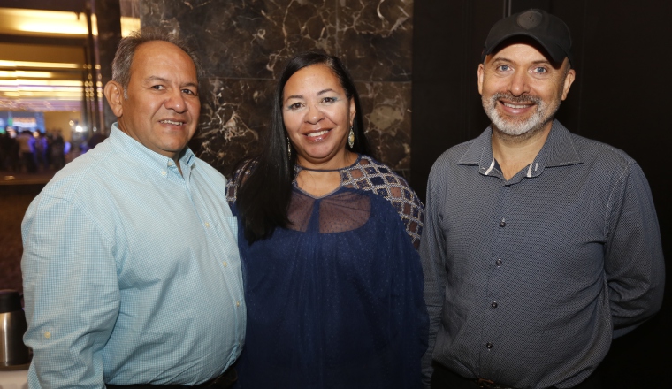 3. José Ramón Huerta, Ana Luisa Franco de Huerta y  Ramón Timblau. 