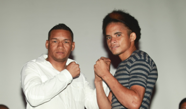 Carlos Ortega y Johnny Garay en rueda de prensa. Foto/Anayansi Gamez