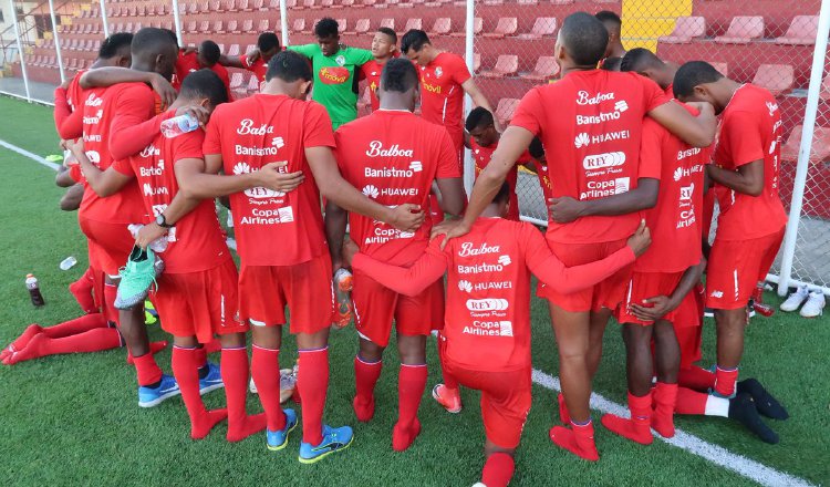 La selección entrenó ayer en el 'Cascarita'. Fepafut