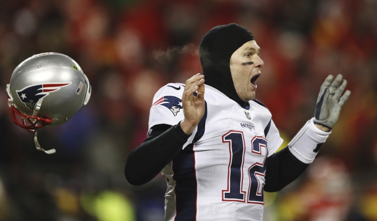 Brady tras la victoria dramática de los Patriotas contra los Chiefs. AP