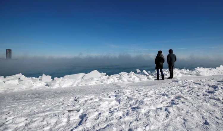 La tormenta de frío no baja su intensidad. EFE