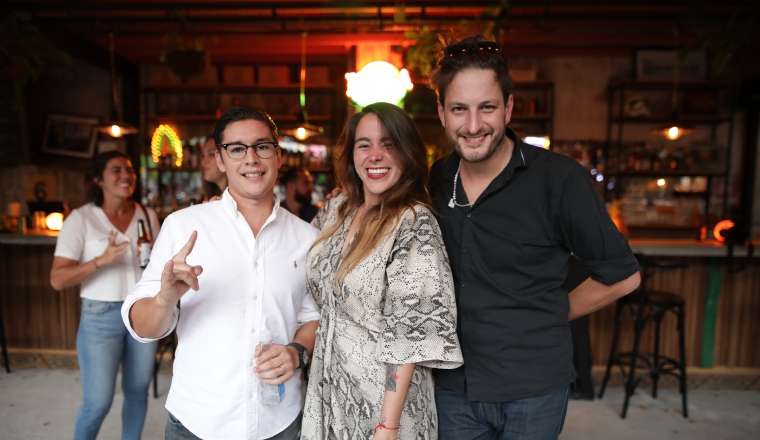 3.  Ernesto Pinto, Olga Rodríguez y Pablo Sandrigo.