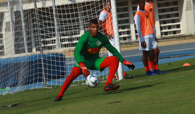 Orlando Mosquera portero del seleccionado mayor. Anayansi Gamez