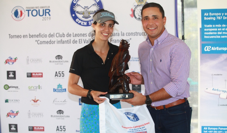 1 María Hernández fue la campeona dentro de las damas. Anayansi Gamez