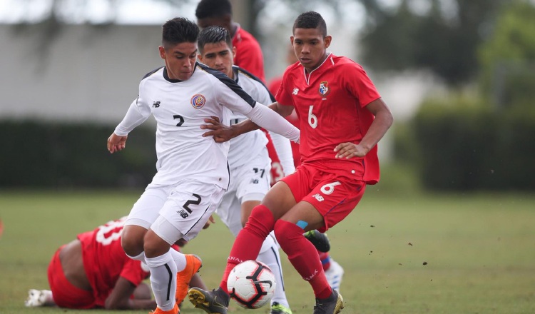 Panamá y Costa Rica empatan 2-2 en el Premundial Sub-17 de la Concacaf. Foto: @Fepafut