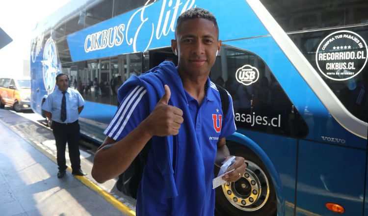 Gabriel Torres juega en Chile Universidad de Chile