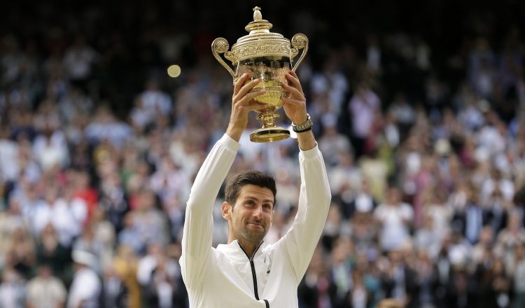 Novak Djokovic ganó su 16to trofeo de Grand Slam. Foto AP