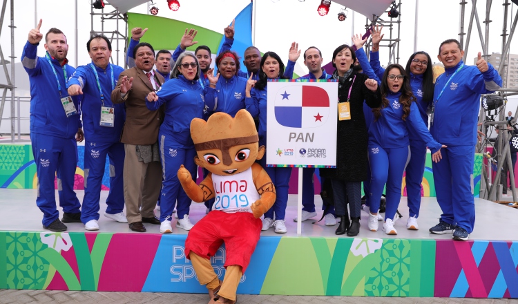 Algunos miembros de la delegación panameña. COP