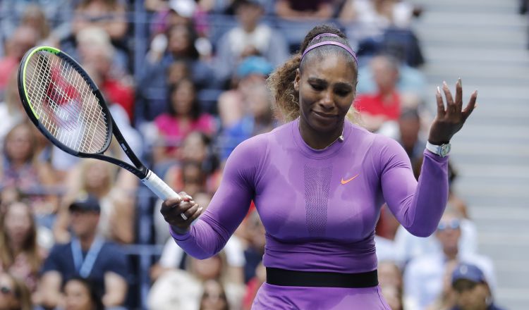 Serena Williams  comentió muchos errores. EFE