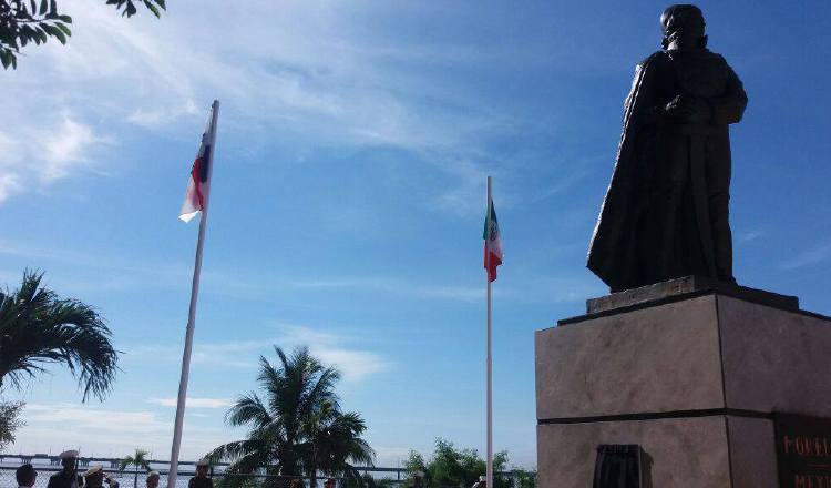 Estatua Morelos en el Centro de Visitantes de Panamá Viejo. Facebook