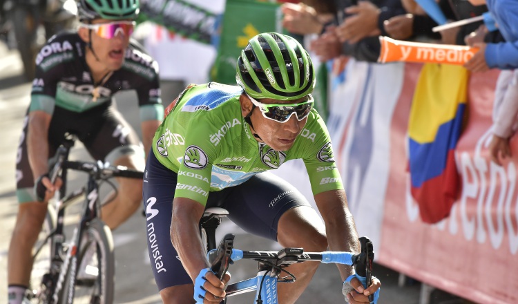 Nairo Quintana redujo su ventaja a dos minutos y 24 segundos. AP