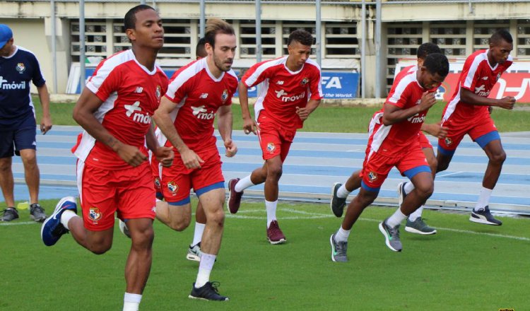 Jugadores convocados en el microciclo. Foto:@Fepafut