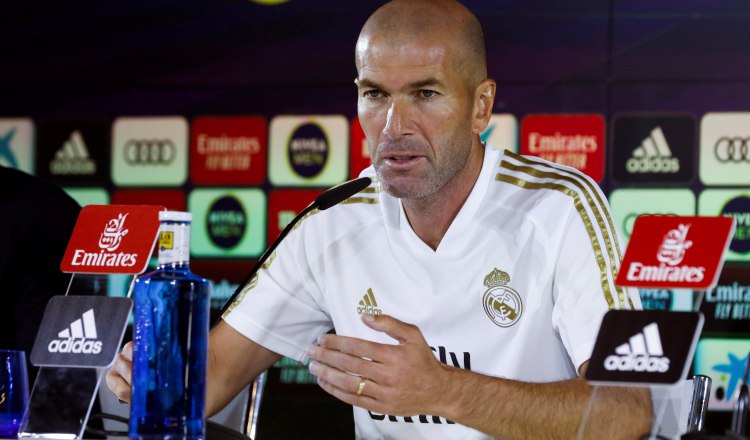 El técnico francés del Real Madrid, Zinedine Zidane. EFE