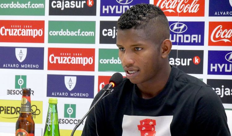 Fidel Escobar ya debutó con el Córdoba CF Foto Cortesía