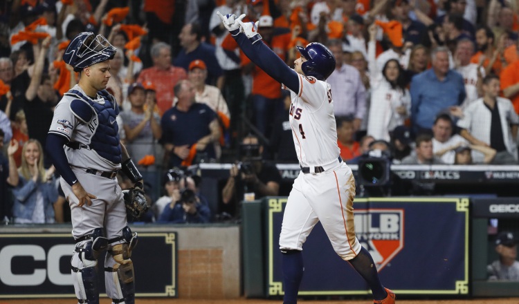 Gary Sánchez receptor de los Yanquis. Foto: AP