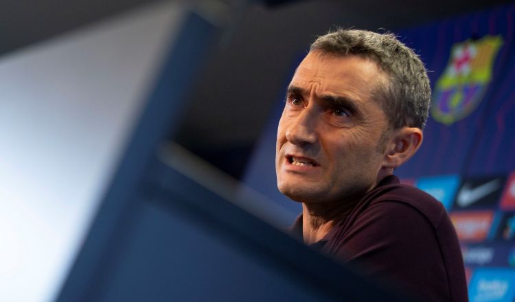 Ernesto Valverde, entrenador del FC Barcelona. Foto EFE