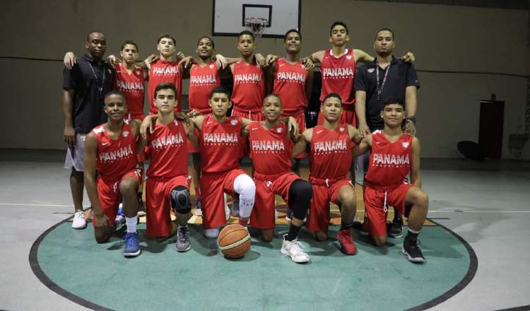 Equipo masculino de baloncesto Sub-14. @Fepaba