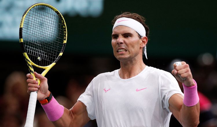 Rafael Nadal ganó en dos sets. Foto EFE