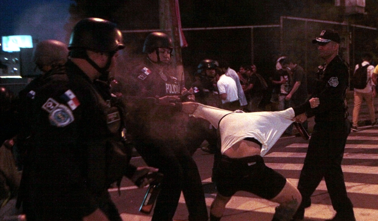 Varios detenidos en enfrentamientos de ayer. Víctor Arosemena