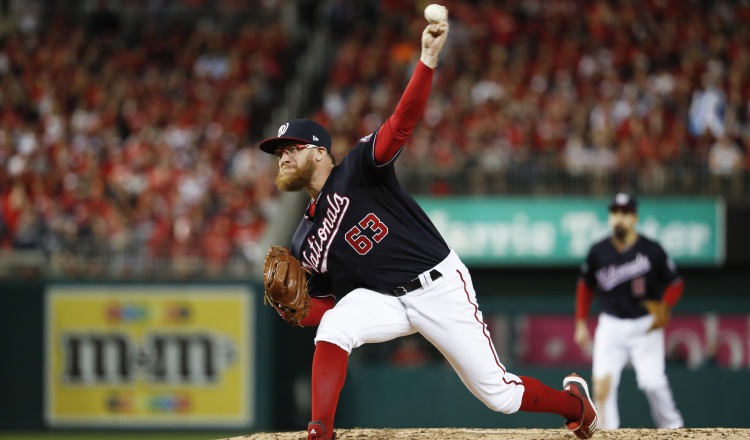 Sean Doolittle en acción. AP 