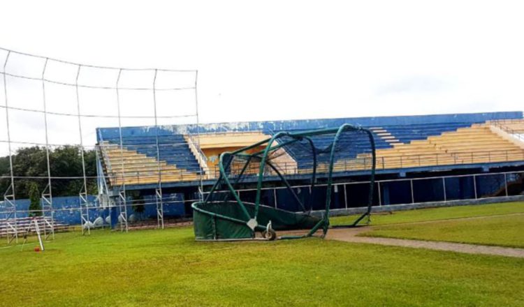 Trabajos en el Claudio Nieto Foto @Pandeportes