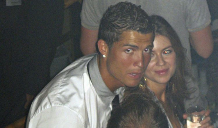 Cristiano Ronaldo  y Kathryn Mayorga. AP