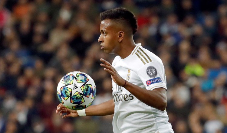 Rodrygo, delantero del Real Madrid. Foto:EFE