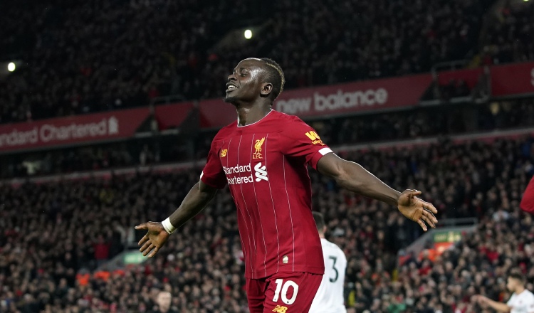 Sadio Mané lleva once goles en la campaña. Foto AP