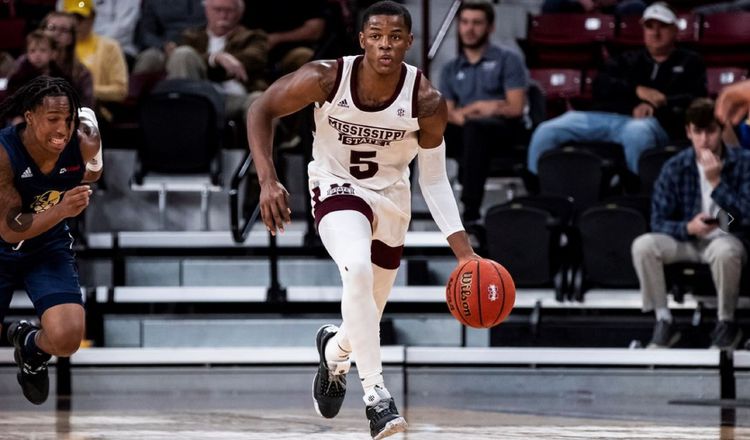 Iverson Molinar juega su primera temporada con Mississippi State. Foto Cortesía