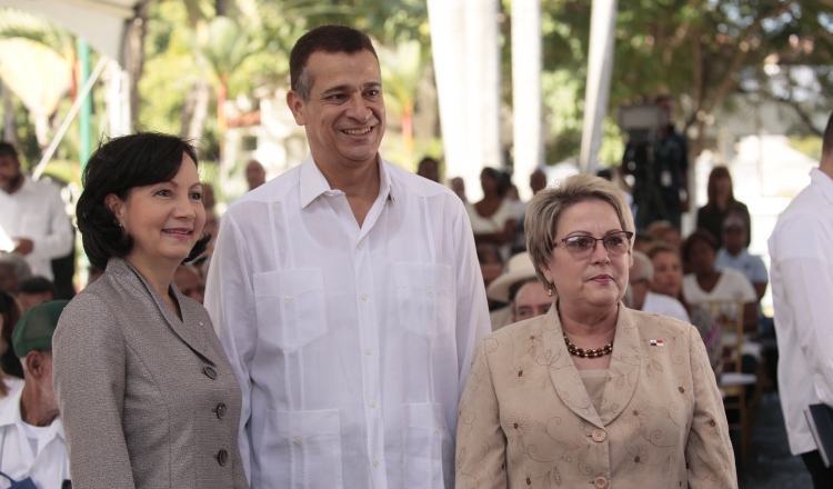 Los tres nuevos magistrados de la Corte Suprema de Justicia. Víctor Arosemena