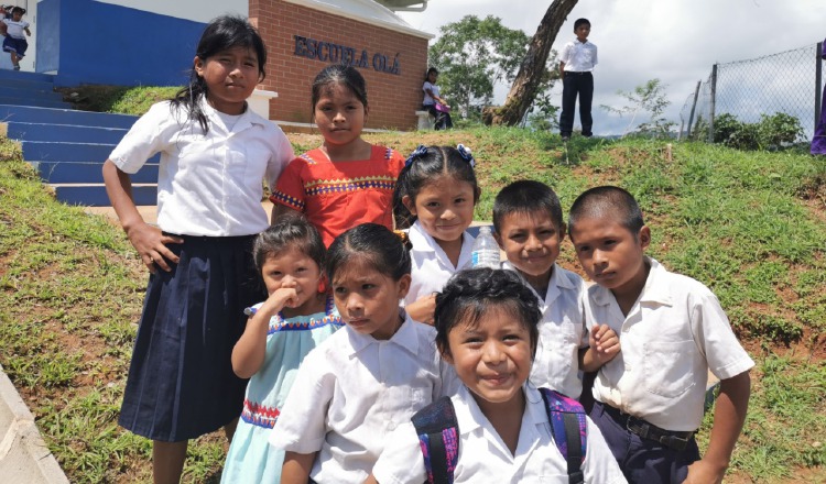 Estudiantes beneficiados. Cortesía