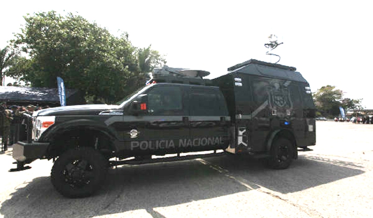 La Pantera: el vehículo táctico vendido por NG a la Policía en 2016, por más de 400 mil dólares.