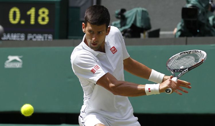 Novak Djokovic lidera el ranking de tenis. Foto AP