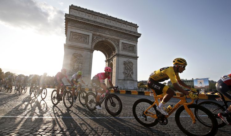 El Tour de Francia fue ganado por el colombiano Egan Bernal. Foto:AP