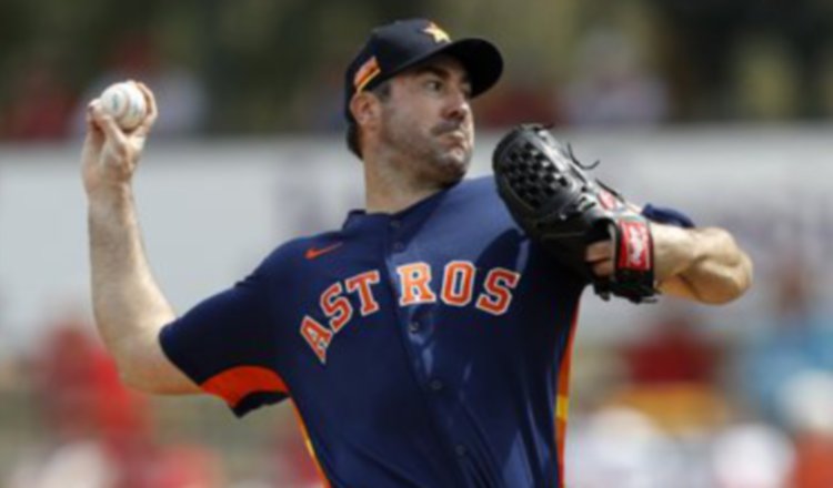 Justin Verlander de los Astros de Houston. AP